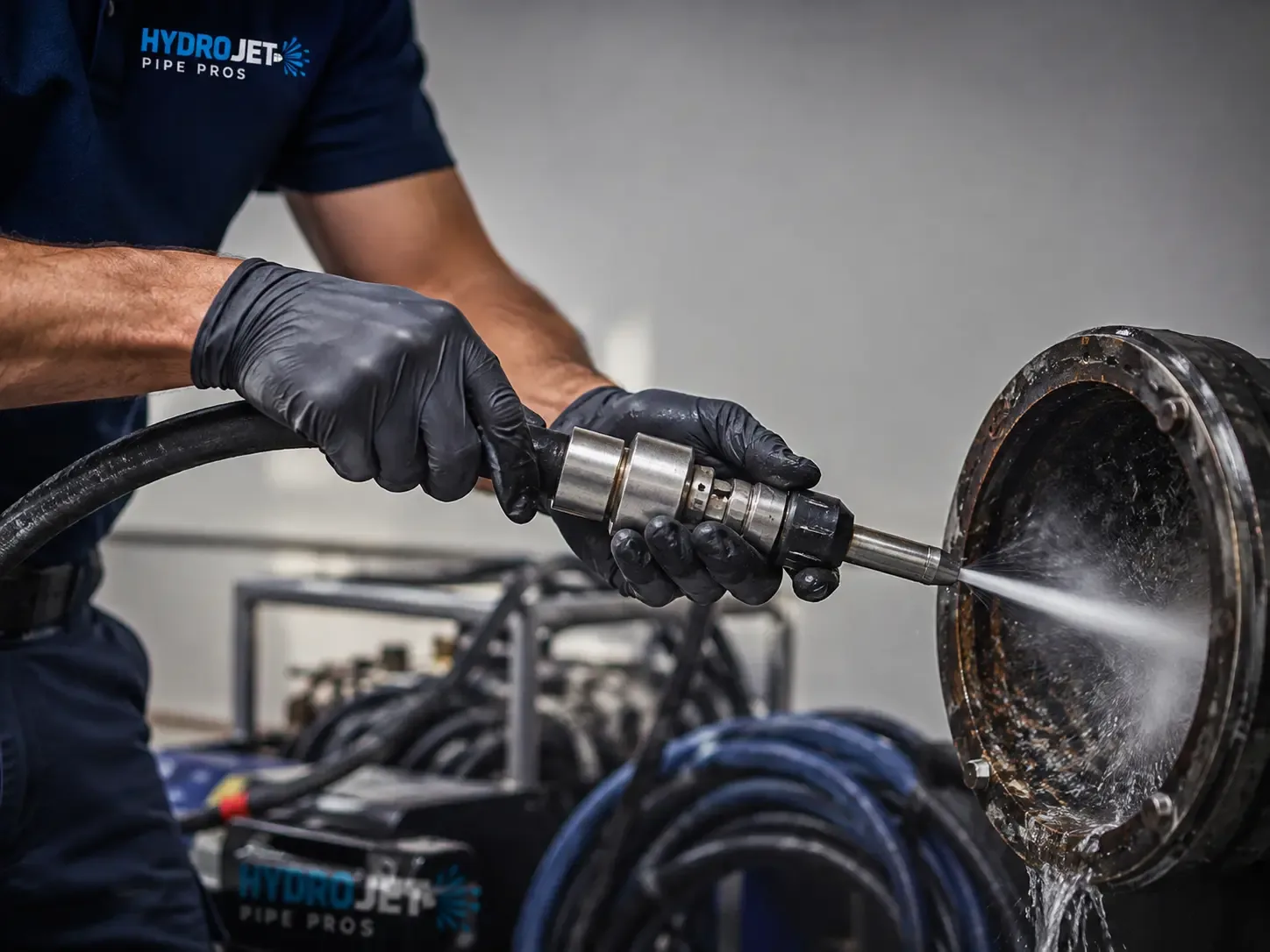 Hydro Jet Pipe Descaling in West Wendover, NV